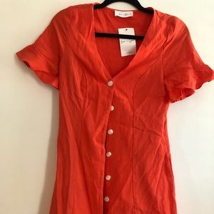 Luca & Grae Coral button down dress